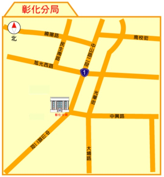 彰化分局地圖